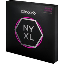 Daddario Bas Gitar Tel Seti, Nyxl Serisi, Long Scale, 4 Tel