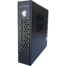 Seclife MP-404 I3-4130 4gb 128GB SSD Dos Siyah Mini Pc