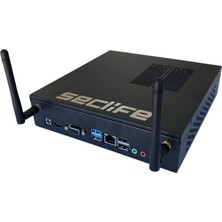 Seclife MP-404 I3-4130 4gb 128GB SSD Dos Siyah Mini Pc