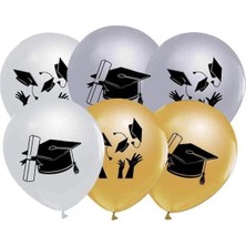Mezuniyet Baskılı Balon 10 Lu