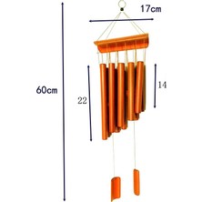 Doğal Çok Bambu Tüp Rüzgar Çanları Bambu Rüzgar Çanları (Yurt Dışından)