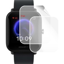 Engo Amazfit Bip U Pro 40MM Ekran Koruyucu Tam Kaplama Tpu Film 2 Adet