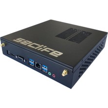 Seclife MP-512 I3-10100 8gb 256GB SSD Dos Siyah Mini Pc