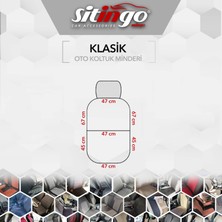 Sitingo Klasik 2li Oto Koltuk Minderi