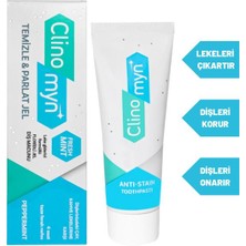 Clinomyn Fresh Temizleme Parlatma Diş Beyazlatan ve Parlatan Jel Diş Macunu 75 ml x 2 Adet