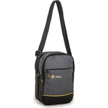 Nas Bag-Nas Polo (Waterproof ) Outdoor Erkek El Ve Çapraz Çanta Gri Antrasit
