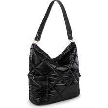 Nas Bag Kadın Omuz Çantası Siyah Scala