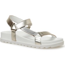 Nine West Reste 3fx Altın Kadın Kalın Taban Sandalet