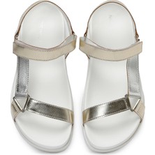 Nine West Reste 3fx Altın Kadın Kalın Taban Sandalet