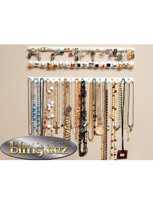 Ucuzaltoptan Bling Eez Takı Organizer Mücevher Aksesuar Plastik Askılık