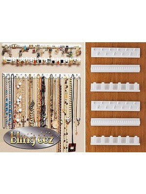 Gali's Bling Eez Takı Organizer Mücevher Aksesuar Plastik Askılık