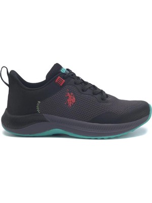 U.S. Polo Assn. A10126595012010 3m Florın Wmn 3fx Siyah Turkuaz Kır Koşu Ayakkabı