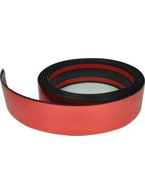 Trend Garaj Parlak Kırmızı Yapışkanlı Nikelaj 45MM - 3 Metre