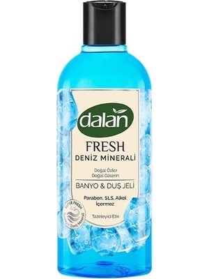 Dalan Fresh Deniz Minerali Duş Jeli 500 ml Paraben ve SLS İçermeyen Tazelik Sağlar