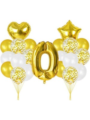 Kidspartim 0 Yaş Gold Balon Seti
