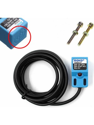 Alkatronik SN04-P Endüktif 4mm Metal Algılayıcı Sensör Pnp No Temassız Proximity Anahtar Dc 10V / 30V Cnc 3D