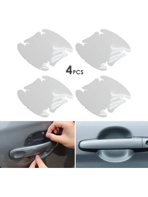 Araba Kapı Kolu Koruyucu Film (4lü Set)