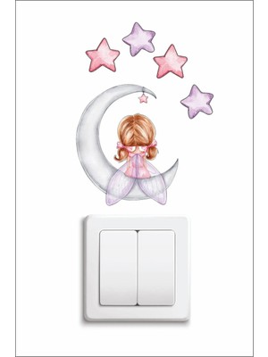 Kt Grup Ayda Oturan Peri Priz Sticker
