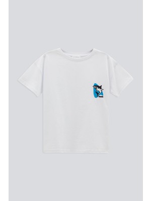 Babokah ( Boy) Nakışlı Kısa Kol Basıc T-Shırt