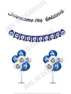 Bal10 Dünyası Sünnet Partisi Süsleme Seti-17