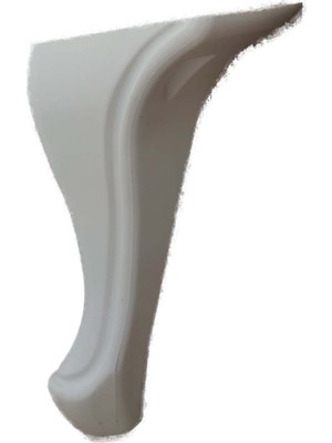 Zeygen Nergis Mobilya Ayağı Baza Koltuk Kanepe Ayağı Puf Tv Ünitesi Ayağı 6 Adet 20 cm Beyaz Renk