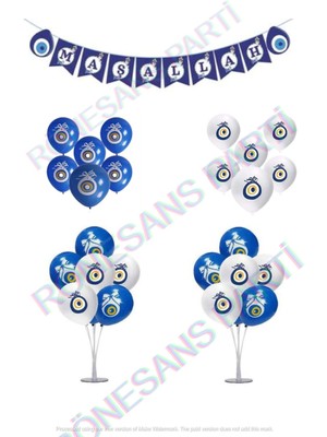 Rönesans Parti Sünnet Partisi Süsleme Seti-16