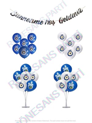 Rönesans Parti Sünnet Partisi Süsleme Seti-15