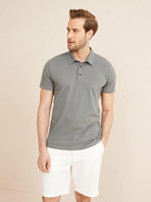 Xint Polo Yaka Pamuklu Slim Fit Tişört