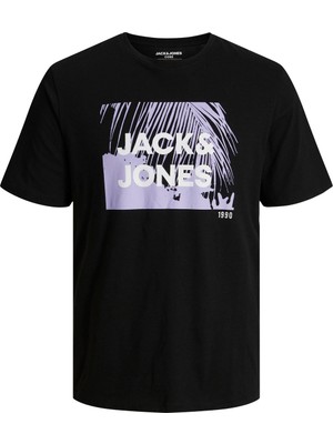 Jack & Jones Önü Baskılı Erkek Tişört 12238842