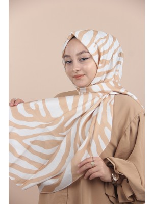 Loryan Scarf Somon Loryan Scarf Dıamond Zebra Şal