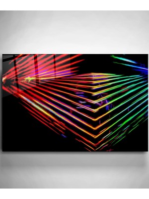 Hinora Boyutsal Neon Cam Tablo, Dekoratif Cam Tablo