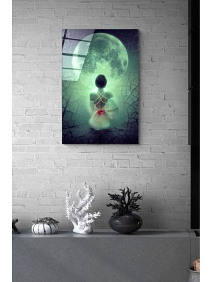 Hinora Dolunay ve Kadın Cam Tablo, Dekoratif Cam Tablo