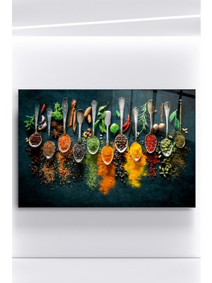 Hinora Baharatlar Cam Tablo, Dekoratif Cam Tablo