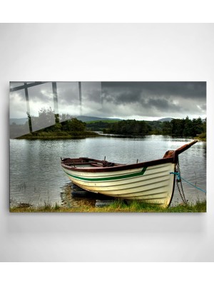 Hinora Sandal Cam Tablo, Dekoratif Cam Tablo