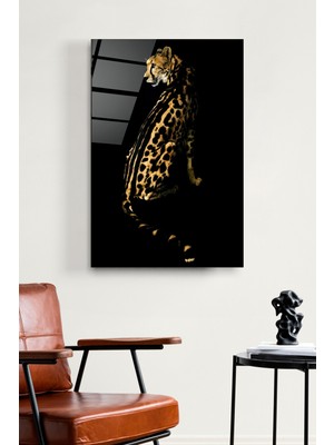 Hinora Leopar Cam Tablo, Dekoratif Cam Tablo