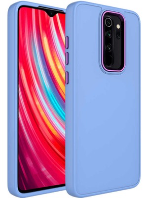 Cep Case Xiaomi Redmi Note 8 Pro Kılıf Metal Kamera Çerçeve Metal Buton Orjinal Kalıp Silikon Kapak