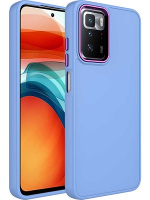 Cep Case Xiaomi Redmi 10 Kılıf Metal Kamera Çerçeve Metal Buton Orjinal Kalıp Silikon Kapak