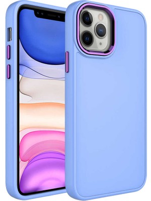 Cep Case Apple  iPhone 12 Pro Max Kılıf Metal Kamera Çerçeve Metal Buton Orjinal Kalıp Silikon Kapak