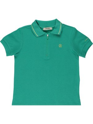 Panço Erkek Çocuk Triko Yakalı Pike T-Shirt