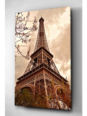 Hinora Paris Cam Tablo, Dekoratif Cam Tablo, Modern Cam Tablo