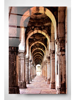 Hinora Kemerli Yol Cam Tablo, Dekoratif Cam Tablo, Modern Cam Tablo