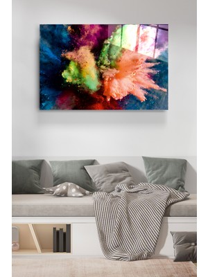 Hinora Toz Bulutu Cam Tablo, Dekoratif Cam Tablo