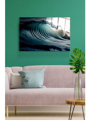 Hinora Dalga Cam Tablo, Dekoratif Cam Tablo