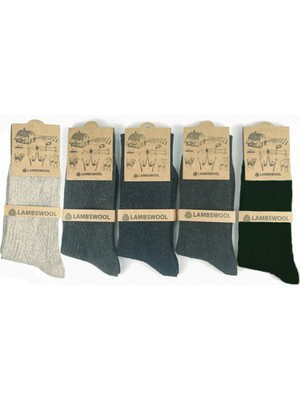 MT Socks Kışlık Yün Erkek Çorap 6'lı Paket Lambswool