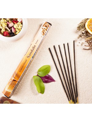 JUNİBELİW 4'lü Set Çubuk Tütsü Okyanus & Lavanta & Sandal Ağacı 60 Çubuk+ Ahşap Tütsülük