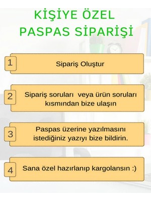 İki Sade Kapı Önü Paspası - Koko Kapı Paspası