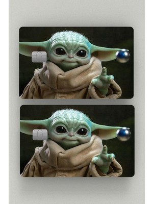 Ludio Baby Yoda 2'li Kredi Kartı & Akbil Sticker Kaplama