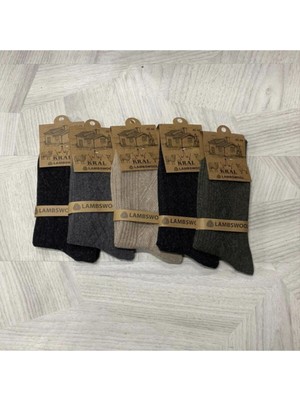 Kral Danluxury Erkek Çorap Lambswool 5’li Paket