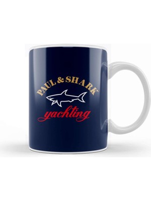 Baskı Dükkanı Paul&shark Men's Logo Design 01 Kupa Bardak Porselen