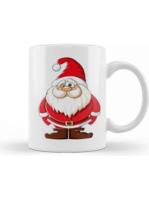 Baskı Dükkanı Yılbaşı Yeni Yıl Konseptli Noel Ayıcıklar 02 Kupa Bardak Porselen